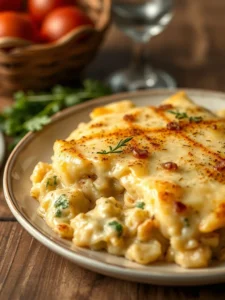 Découvrez la délicieuse croziflette : un plat savoureux à base de crozets