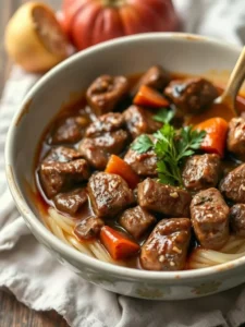 Recette de Boeuf Bourguignon : Un Plat Traditionnel Français