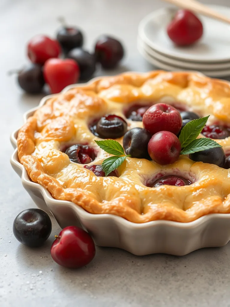 Clafouti aux cerises : Le dessert français incontournable