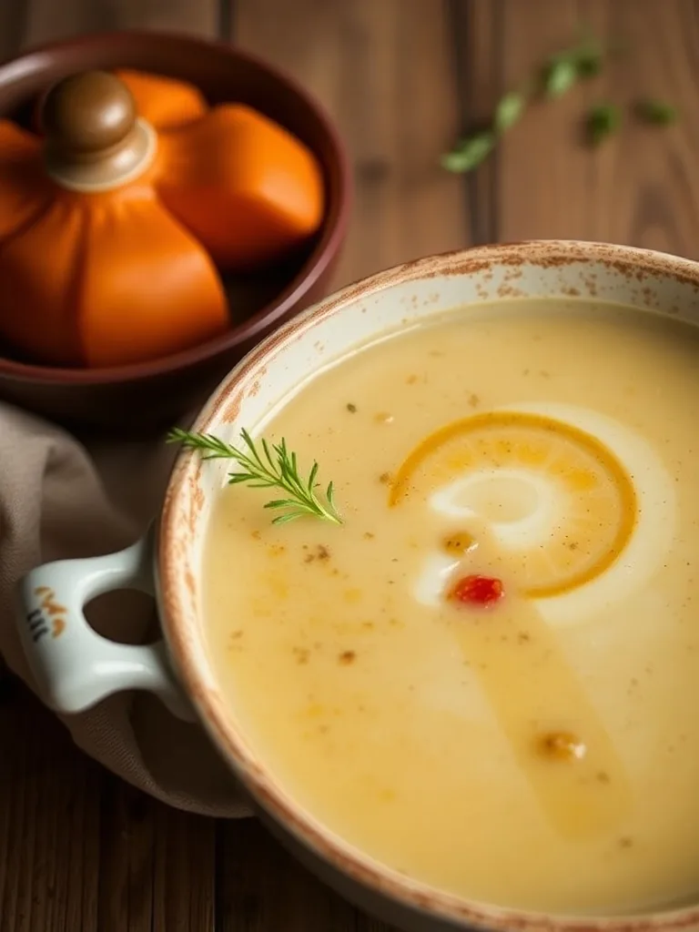 Recette délicieuse de soupe au potiron