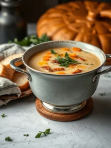Recette délicieuse de soupe potiron pour l’automne