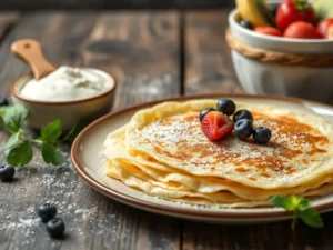 Crêpes légères et dorées : – recette des crêpes → Suivez cette recette des crêpes pour des résultats légers et dorés.