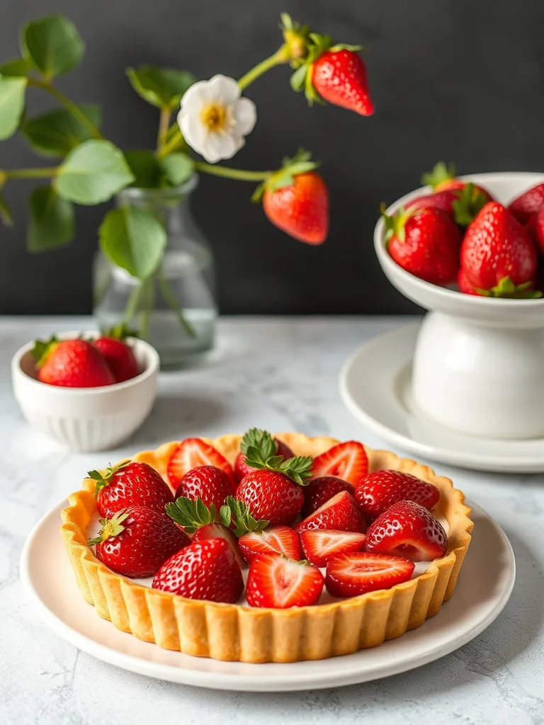 Recette délicieuse de tarte aux fraises : Un dessert irrésistible