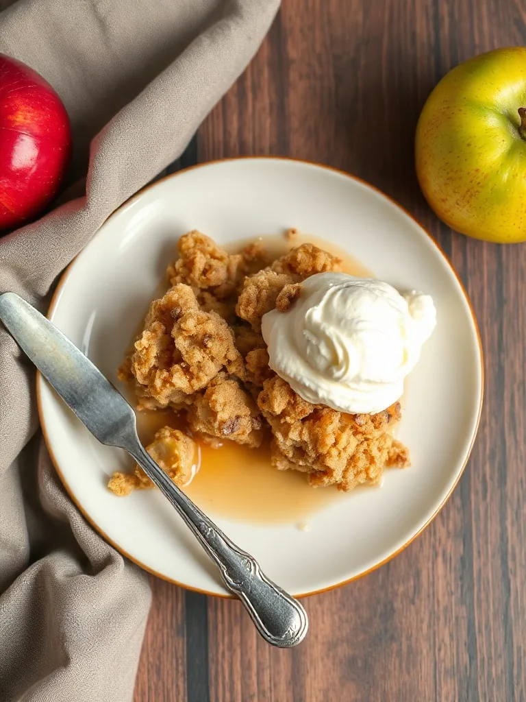 Recette délicieuse de crumble au pomme : un dessert irrésistible