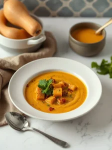 Délicieuse recette de soupe butternut pour réchauffer vos soirées
