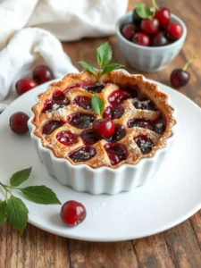 Recette du clafoutis aux cerises : un dessert irrésistible à découvrir