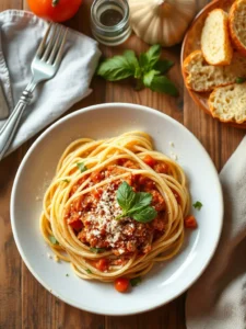 Recette de Spaghetti Bolognaise Savoureuse et Facile