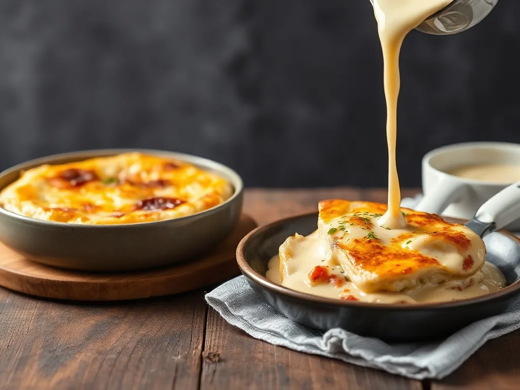– bechamel → La sauce bechamel maison apporte une texture crémeuse à vos plats gratinés : le comparatif ultime