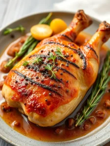 Cuisse de poulet au four : Recette savoureuse et facile
