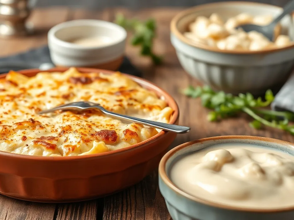 – bechamel → La sauce bechamel maison apporte une texture crémeuse à vos plats gratinés : comparatif et avis