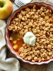 Crumble au Pomme : Recette Délicieuse et Facile à Réaliser