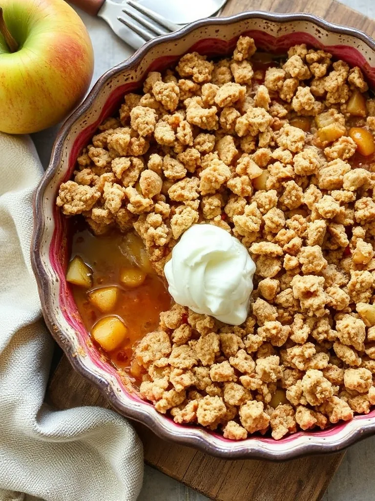 Crumble au Pomme : Recette Délicieuse et Facile à Réaliser