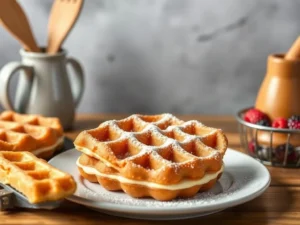 La meilleure recette gaufre → Essayez cette recette gaufre croustillante et moelleuse à la fois.
