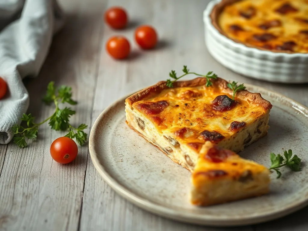 – quiche lorraine → La quiche lorraine traditionnelle est idéale pour un repas simple et savoureux : Comparaison et avis.
