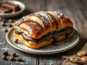 – pain au chocolat → Le pain au chocolat maison offre un feuilletage croustillant et gourmand : le défi de la perfection