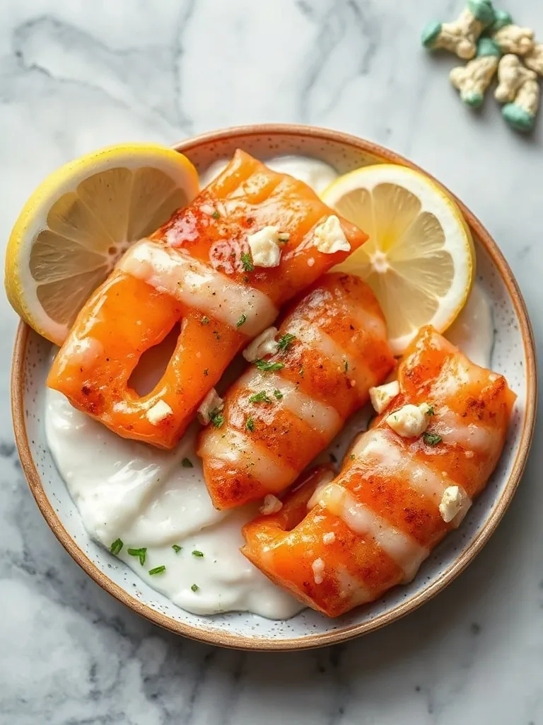 Recette délicieuse de pâtes au saumon