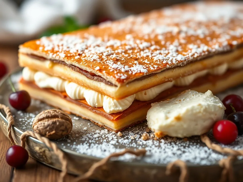 – mille feuille → Réalisez un mille feuille croustillant avec une crème pâtissière onctueuse : Comparaison et Critique