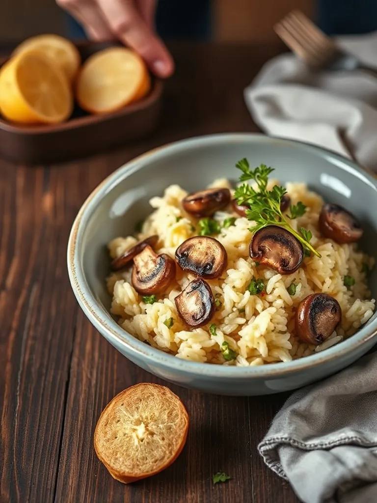 Délicieux Risotto Champignon : Recette Facile et Savoureuse