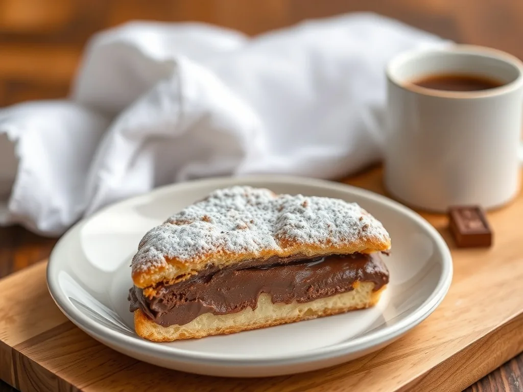 Délicieux comparatif : – pain au chocolat → Le pain au chocolat maison offre un feuilletage croustillant et gourmand.